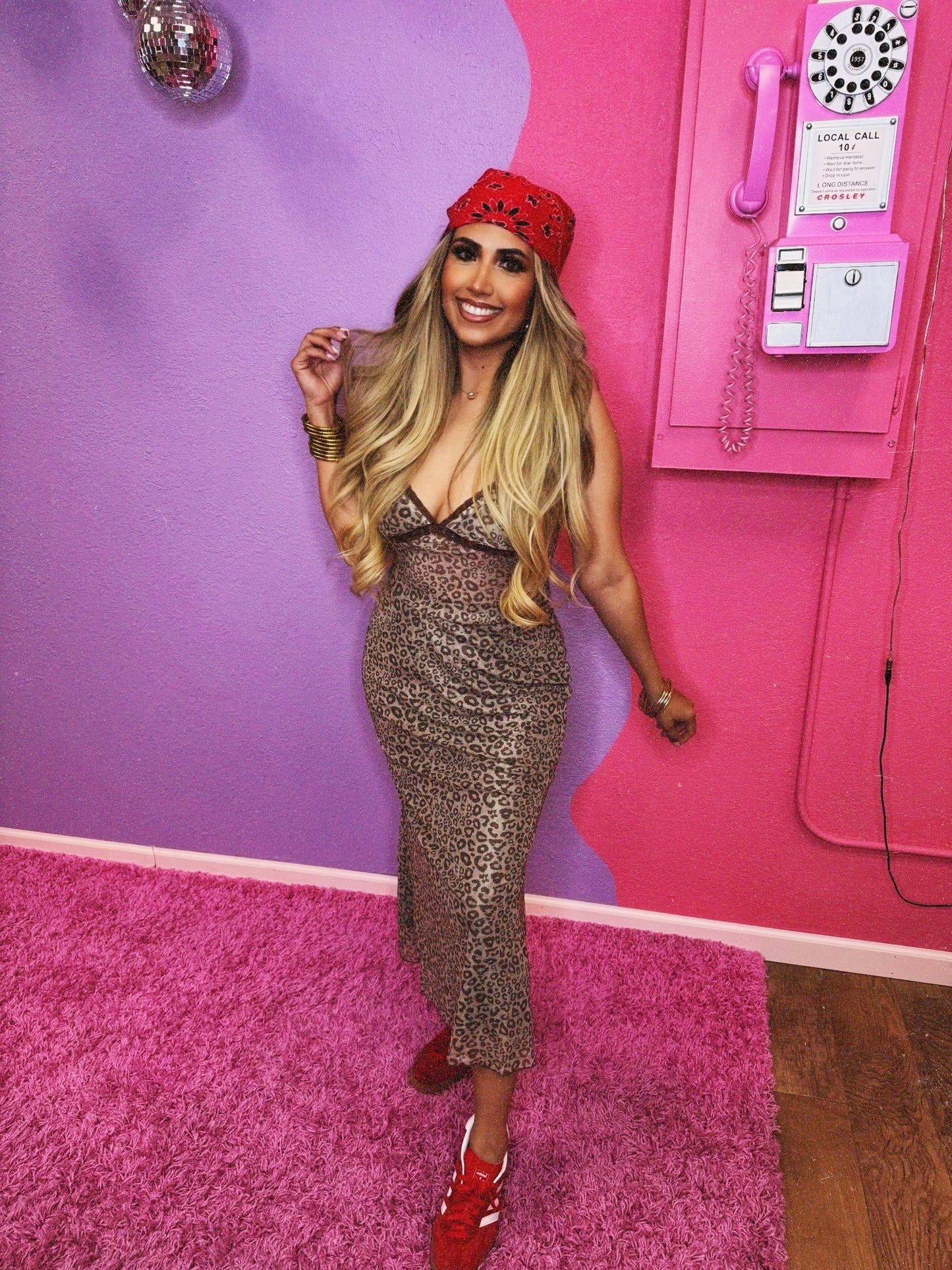 girls night out leopard set