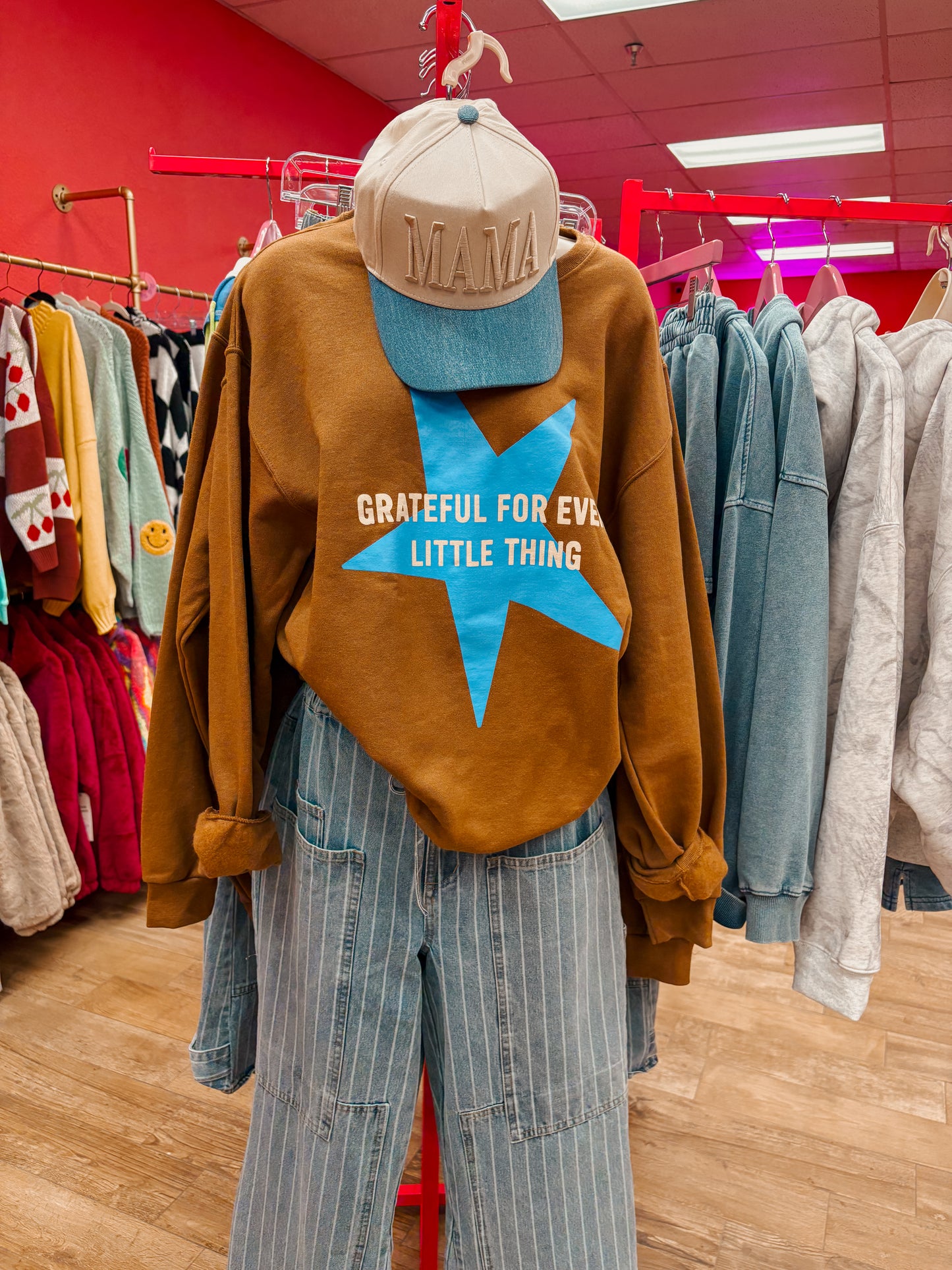 grateful star sweatshirt