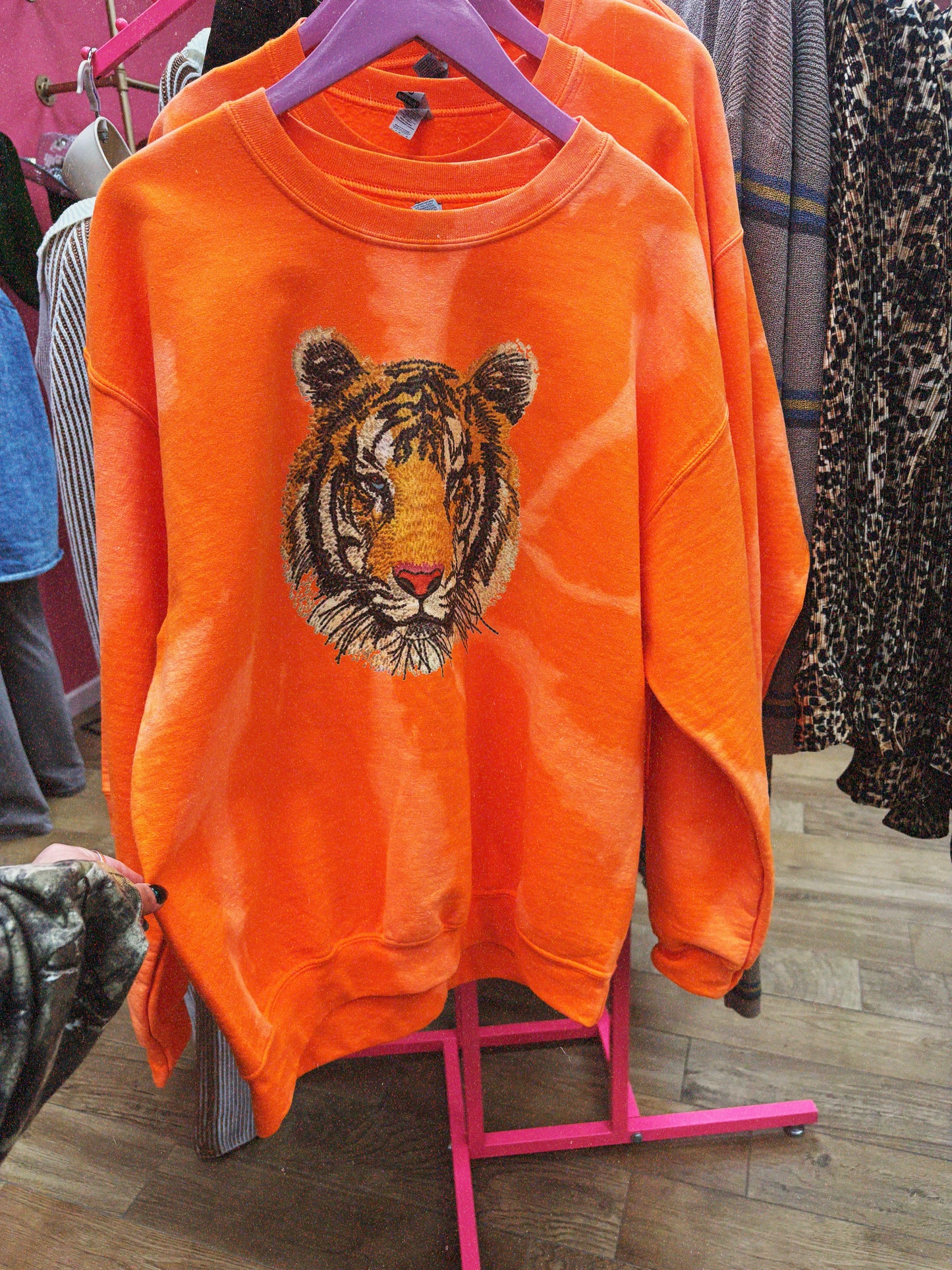 tiger face sweatshirt
