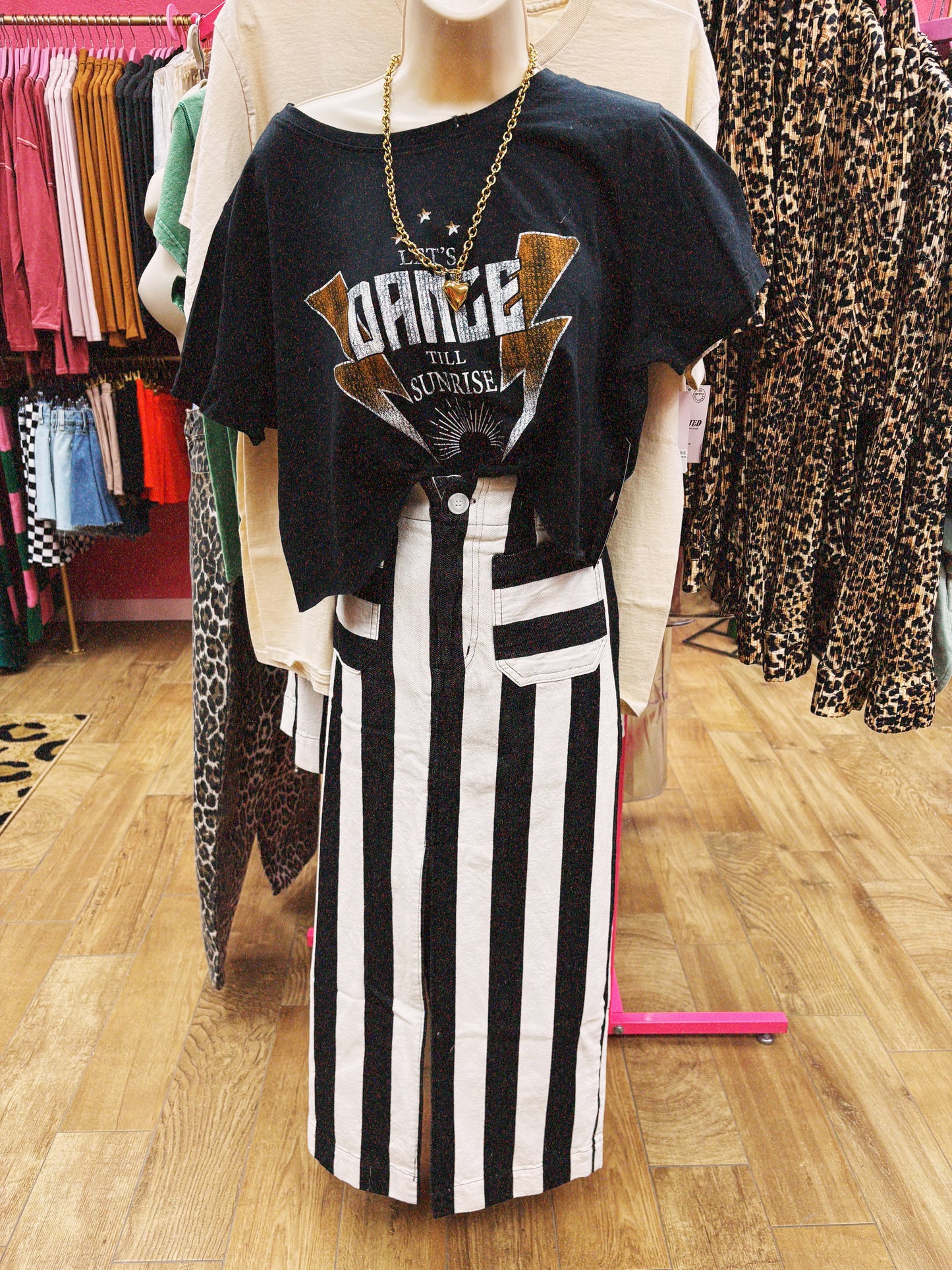 let’s dance crop tee