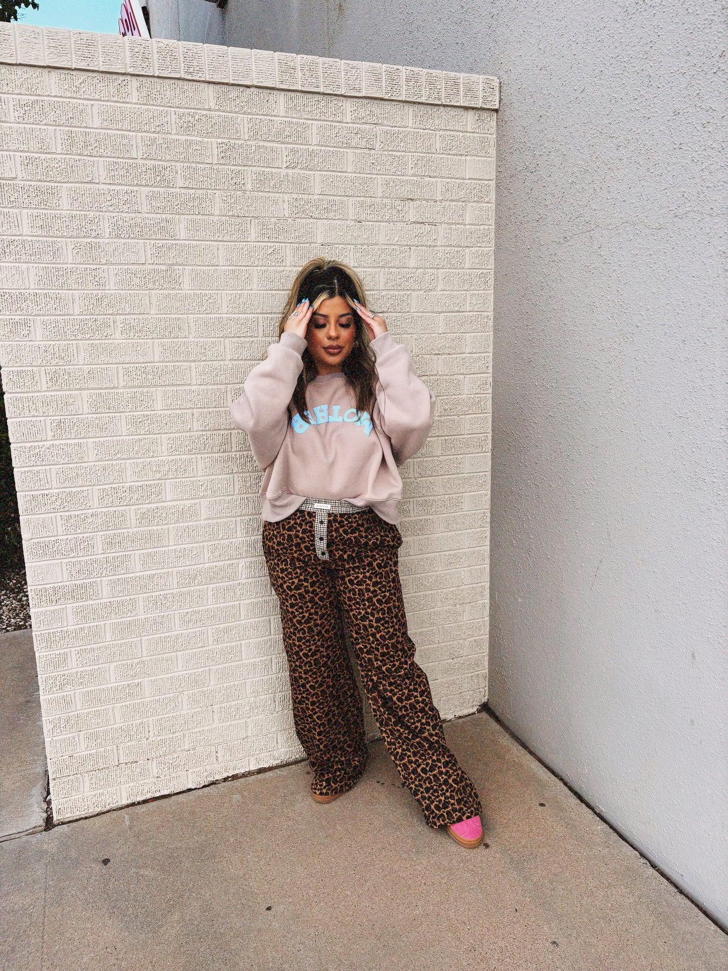 fearless boxer leopard pant