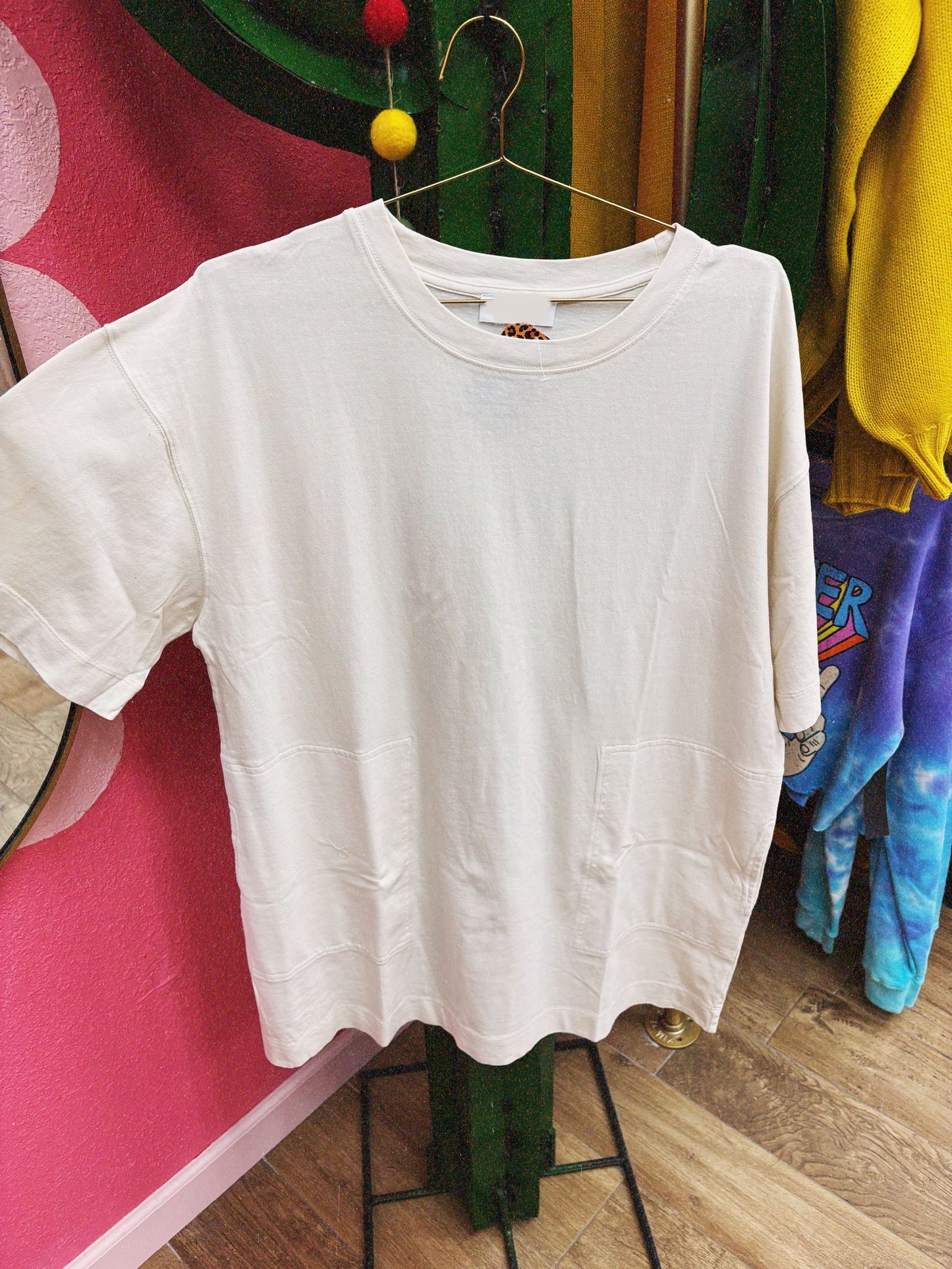 having fun tshirt dress