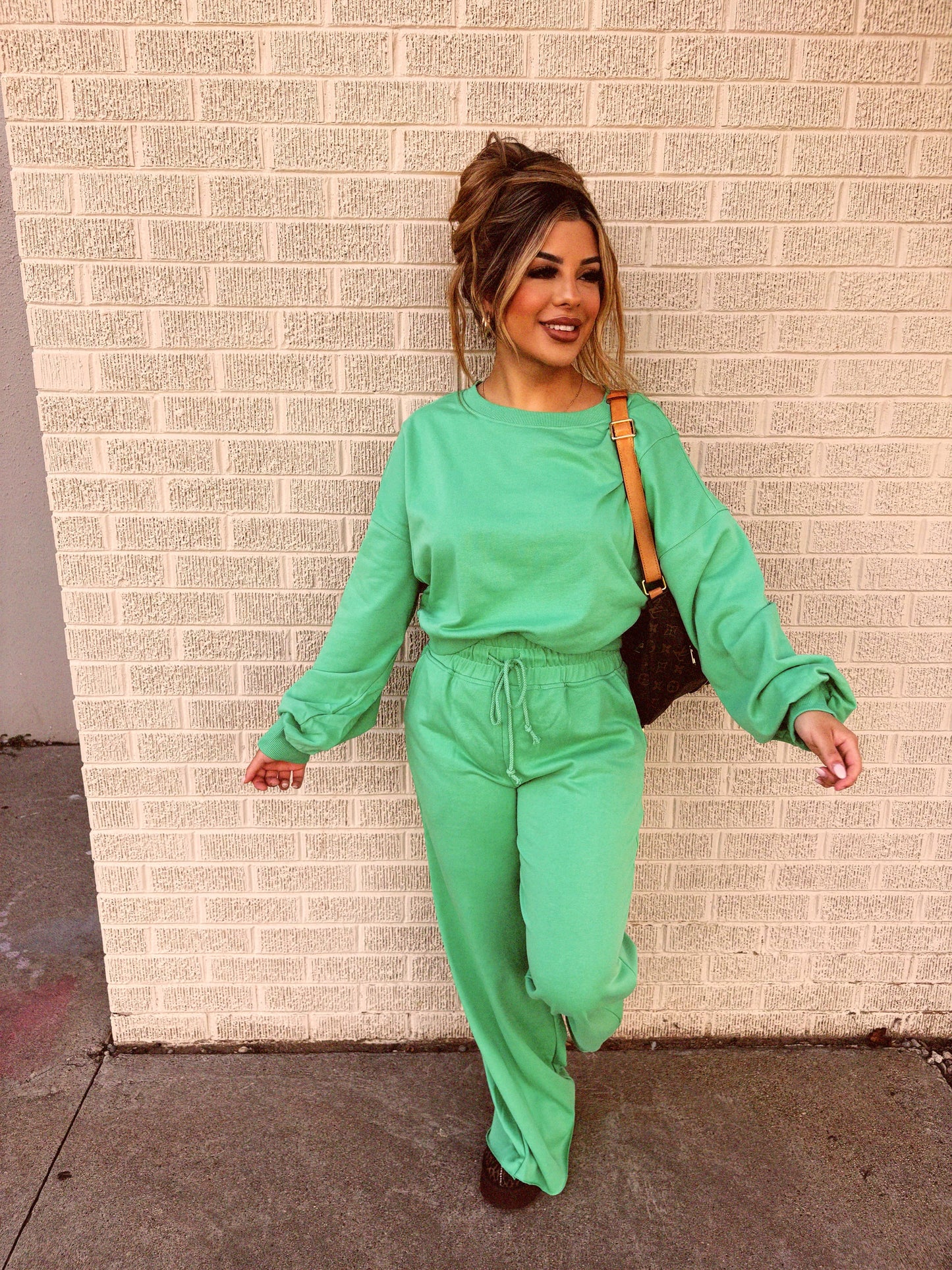 grinchy sweatpant set