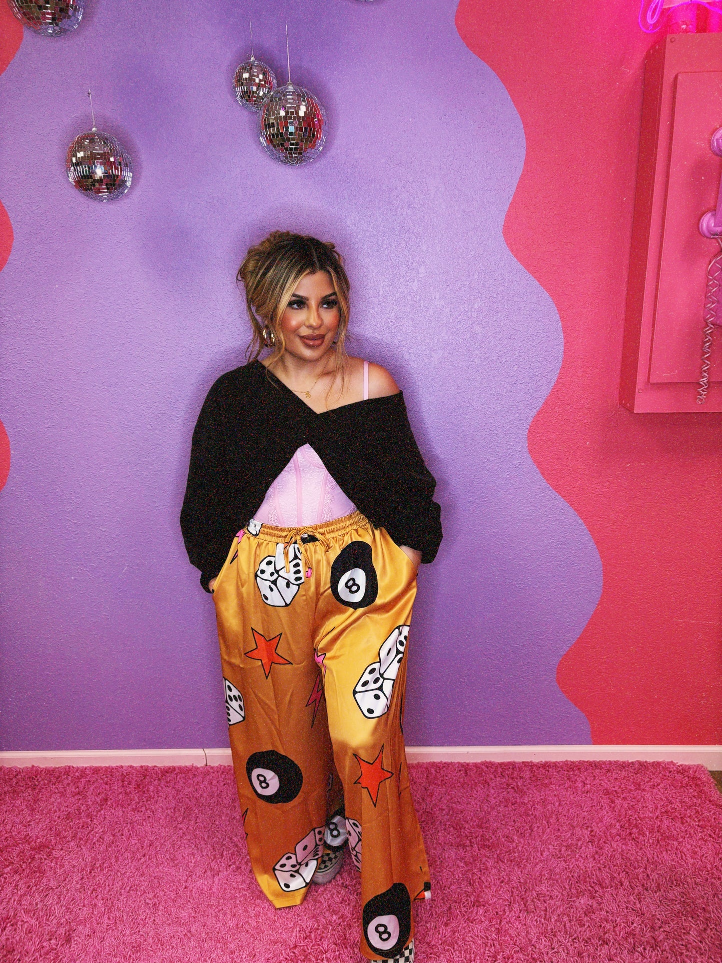 emy lucky girl pants