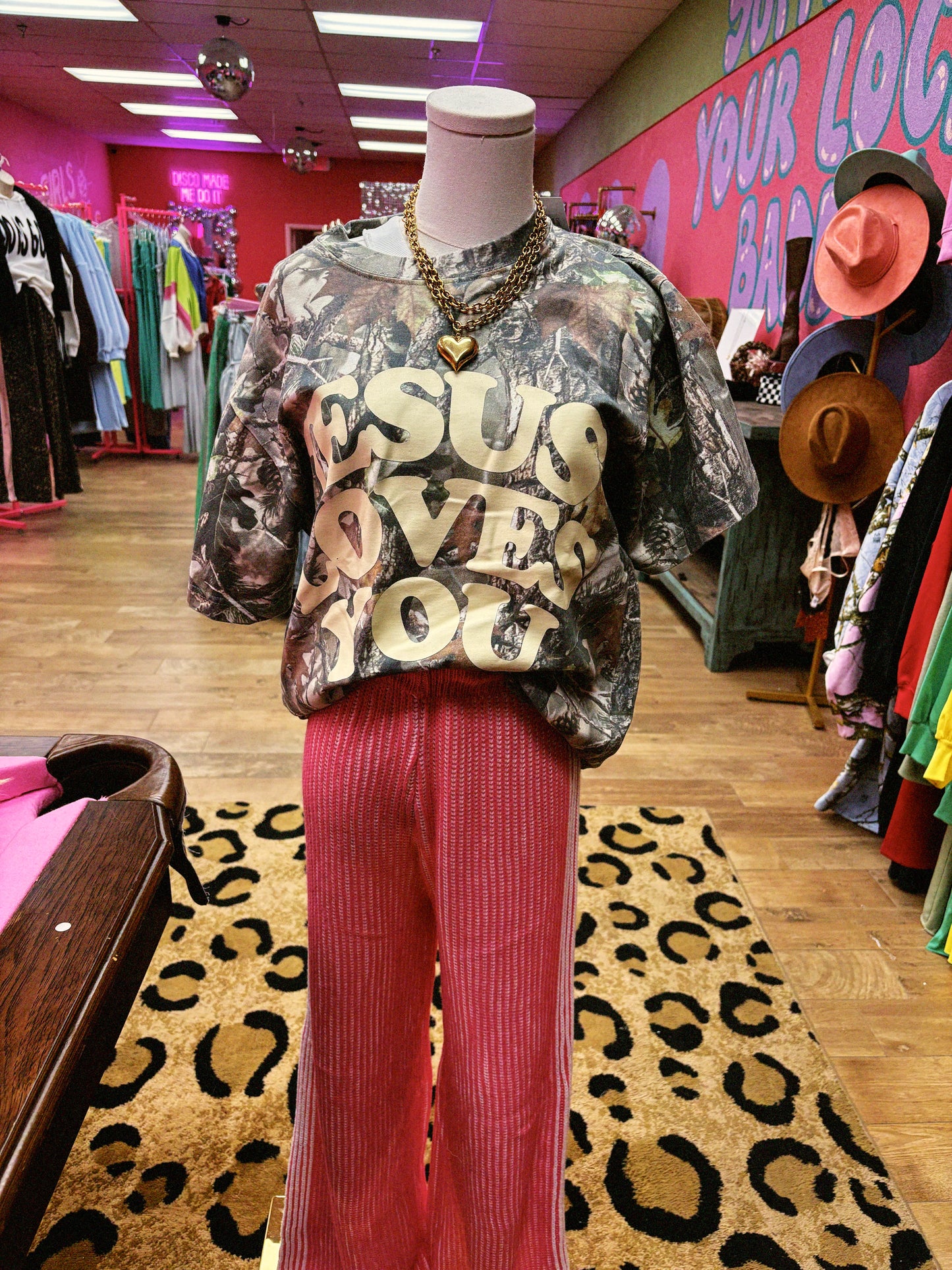 jesus love you camo tshirt