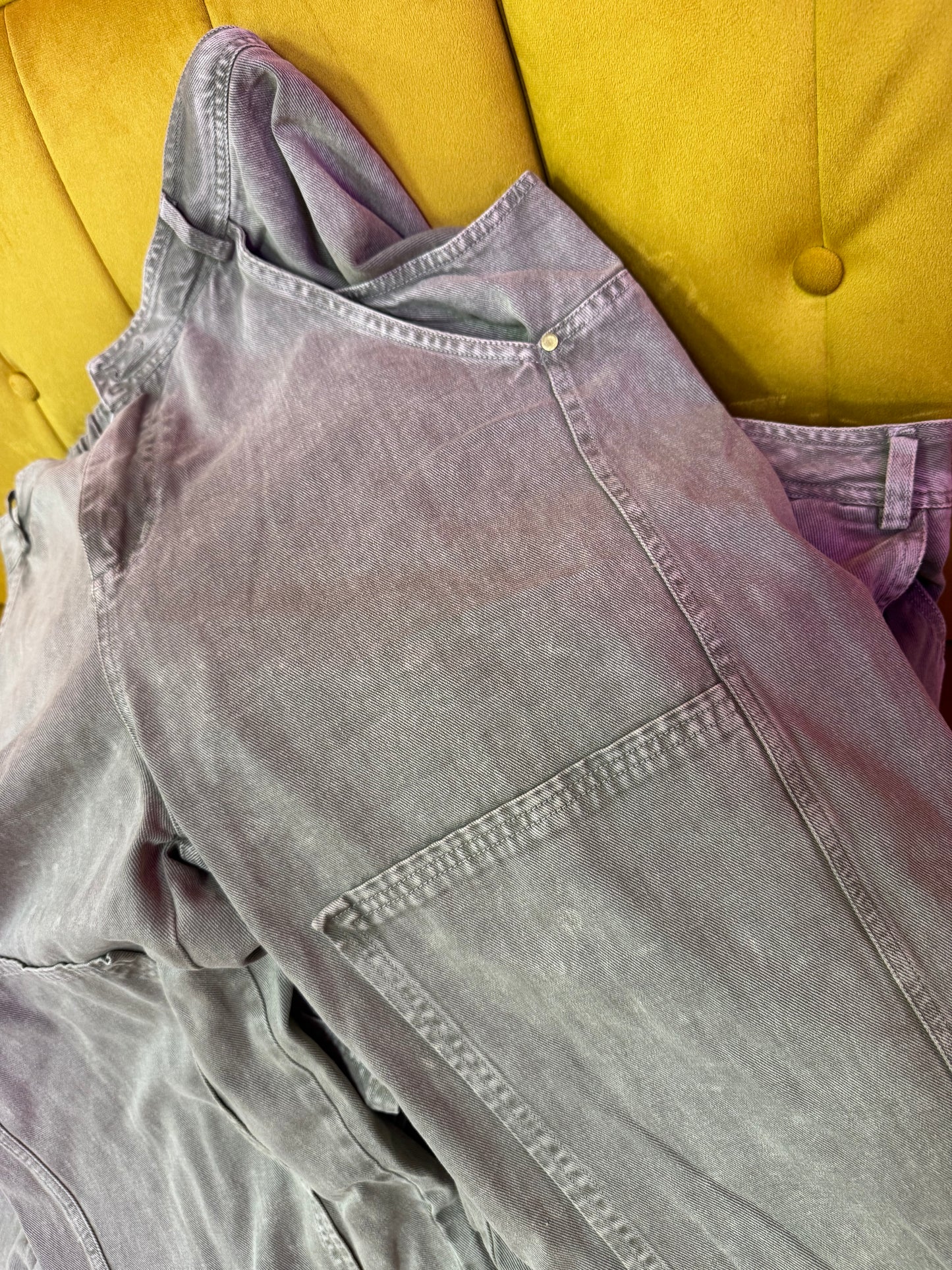olive barrel pants