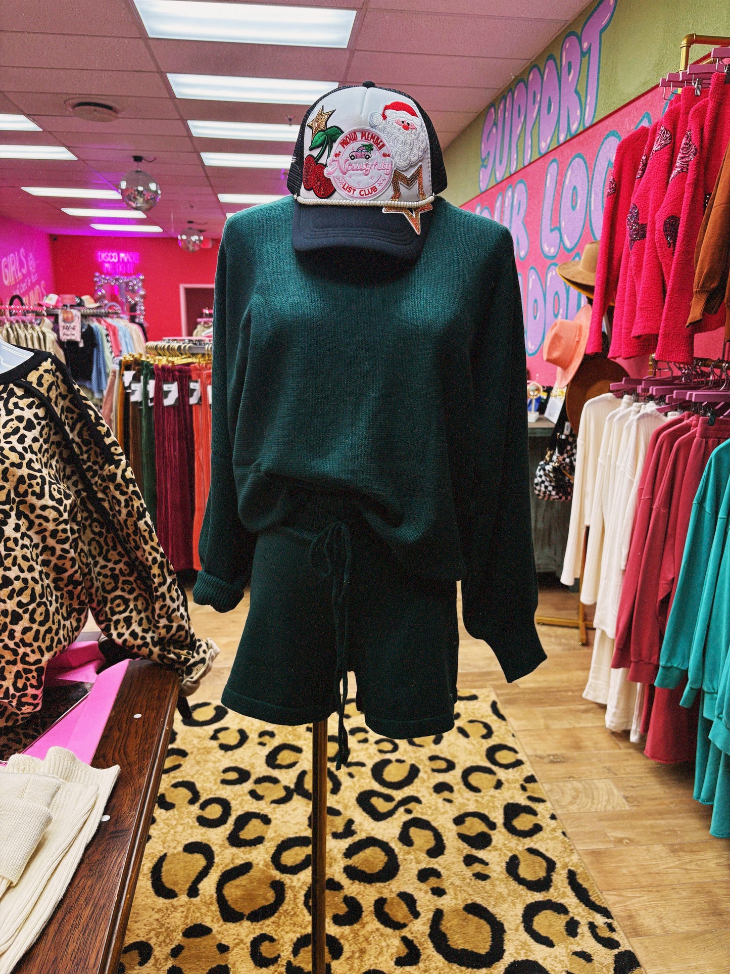 christmas tree knitted set