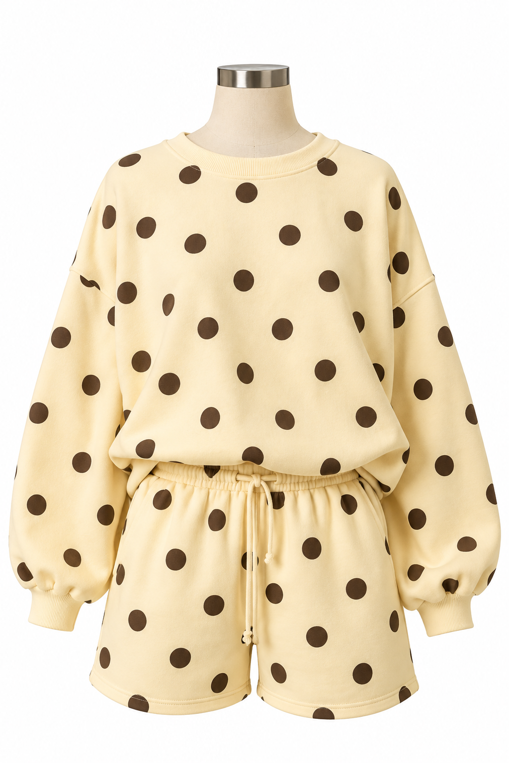 baby jo polka yellow set