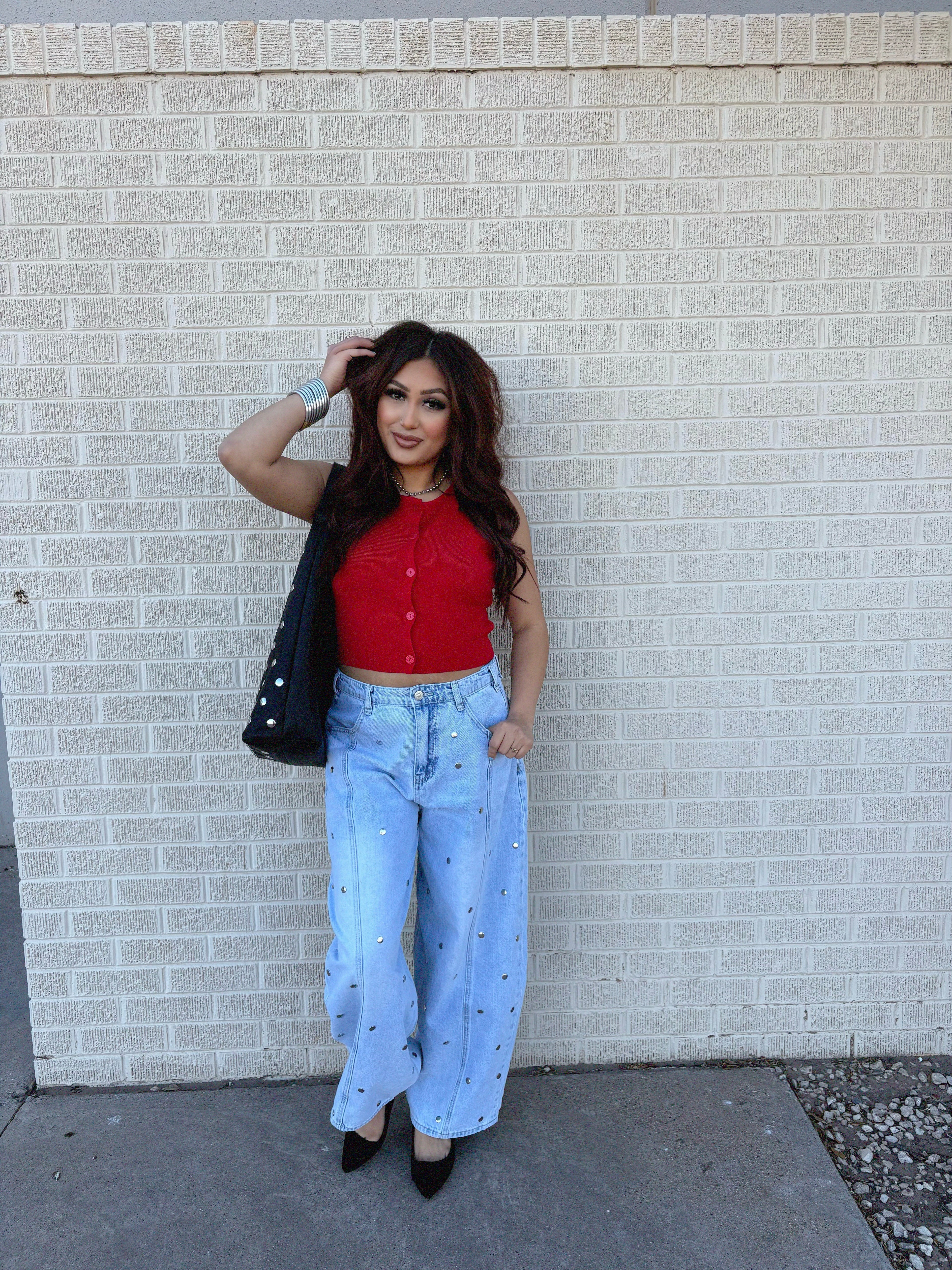 cherry on vest top