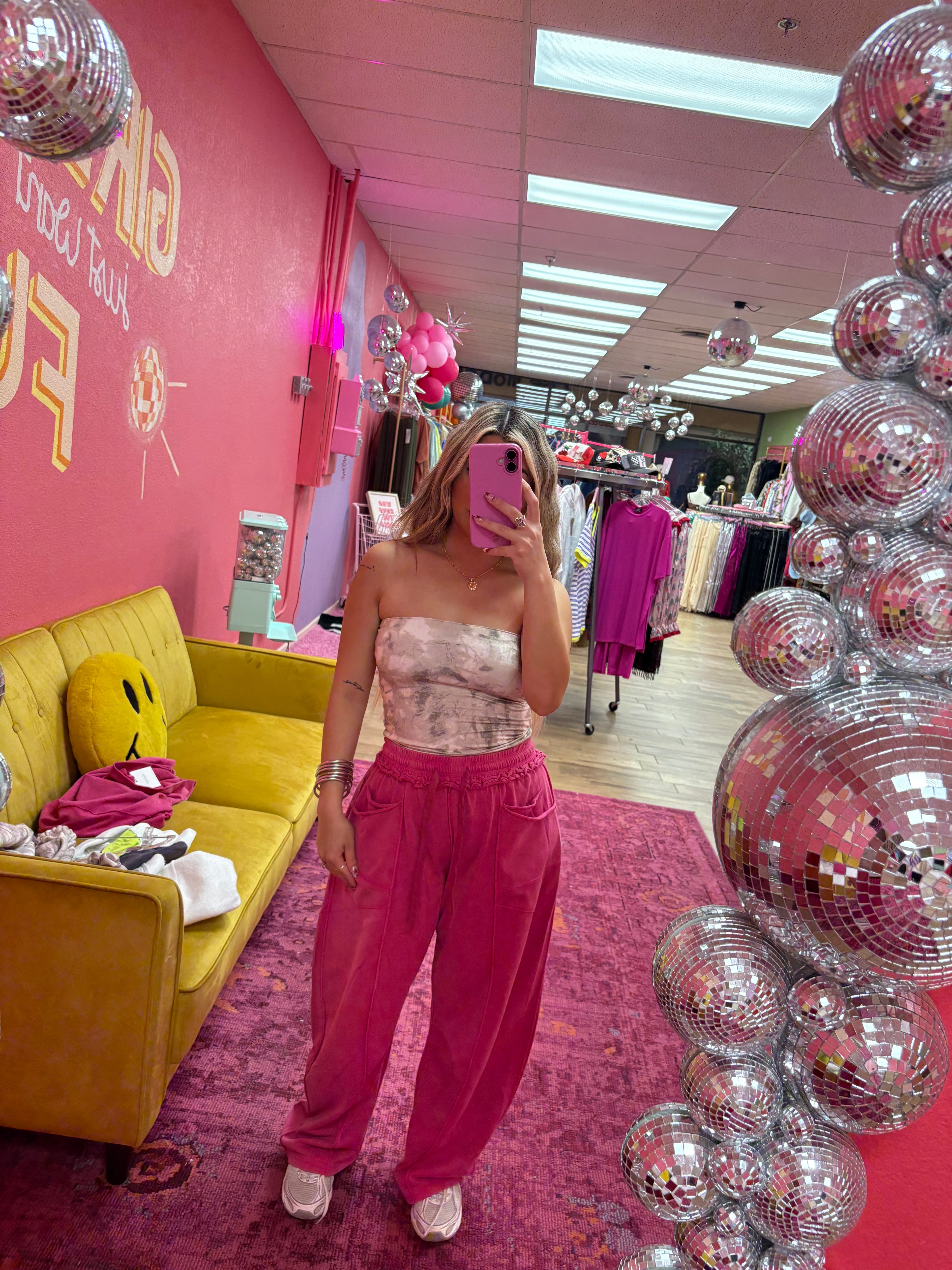 blush babe set fuchsia set