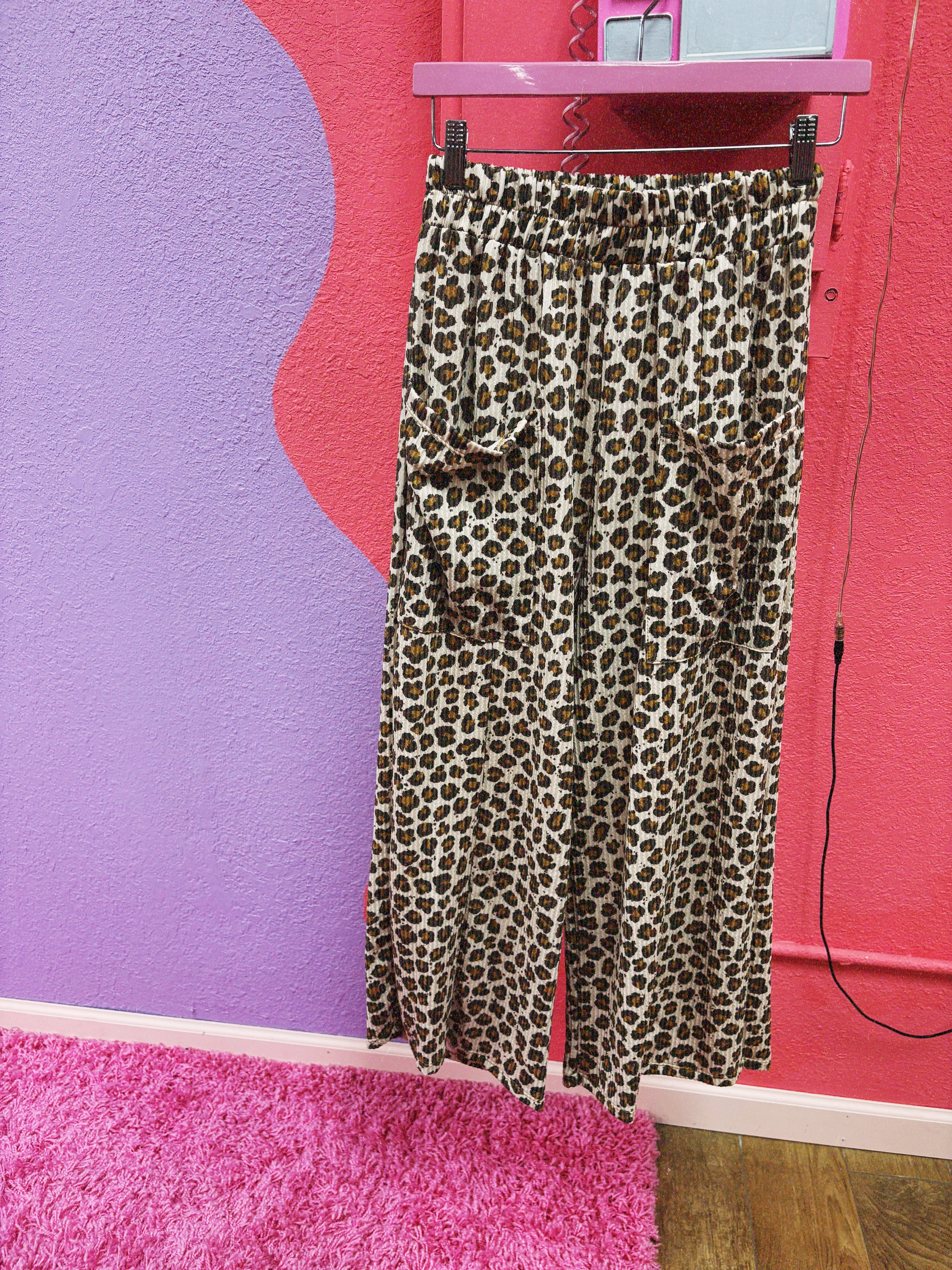 on the go leopard pants