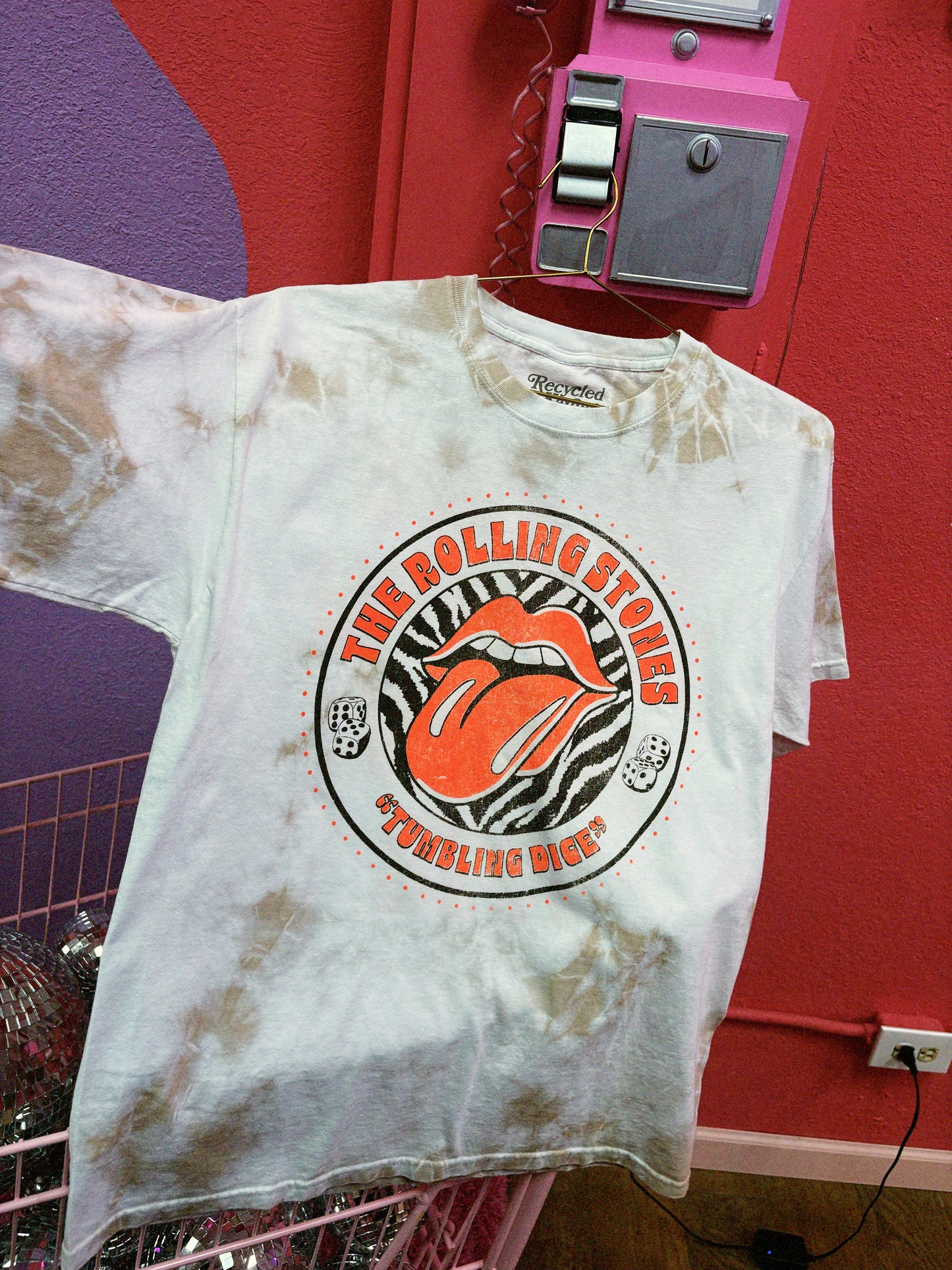 Tye dye rolling stone