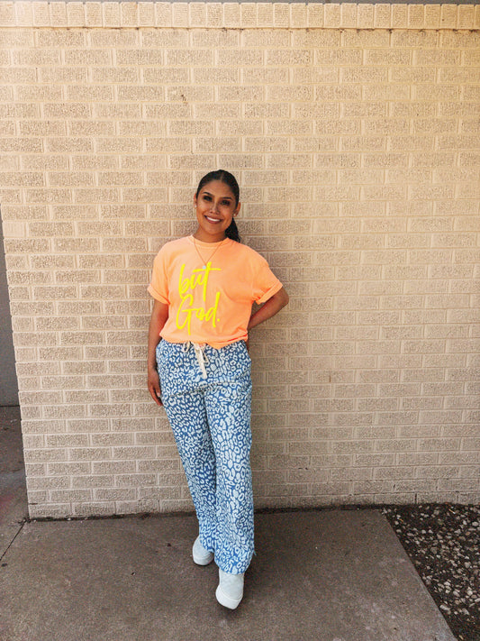 but god crop tee