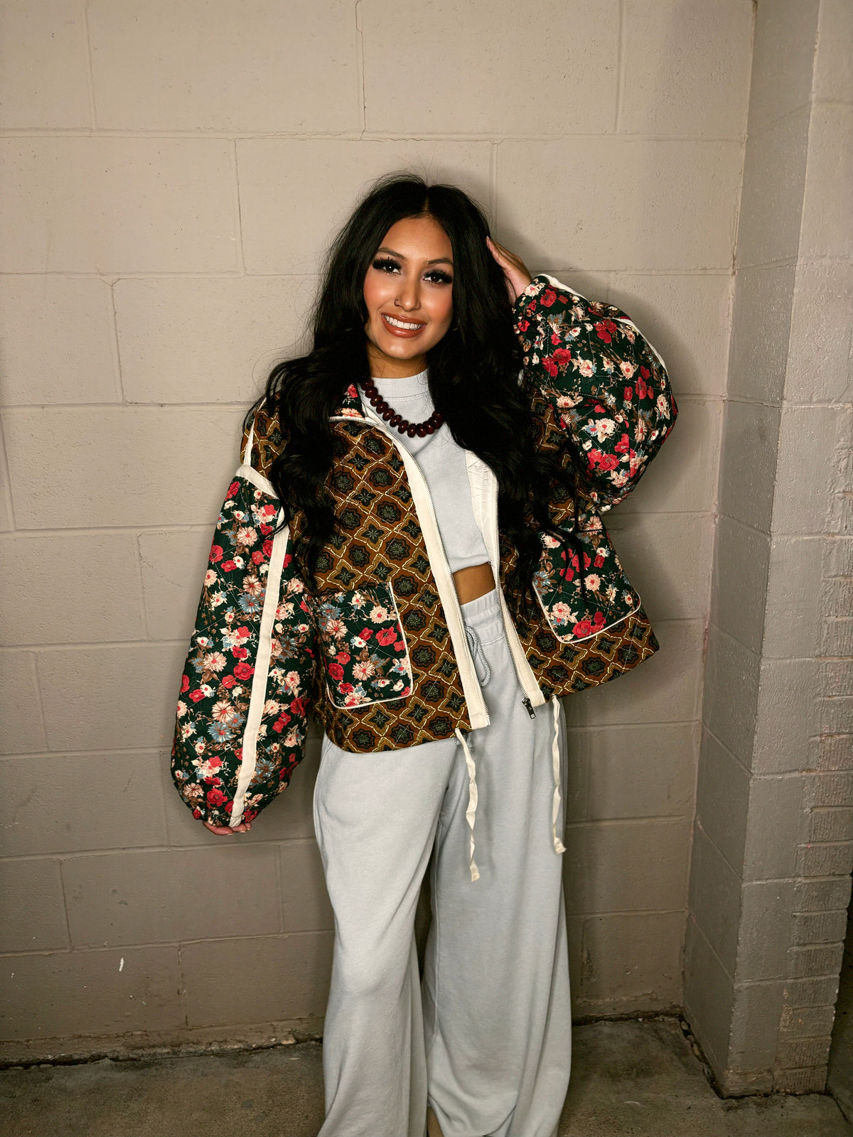 tabs girly garden jacket