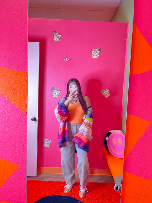 over the heat cardi