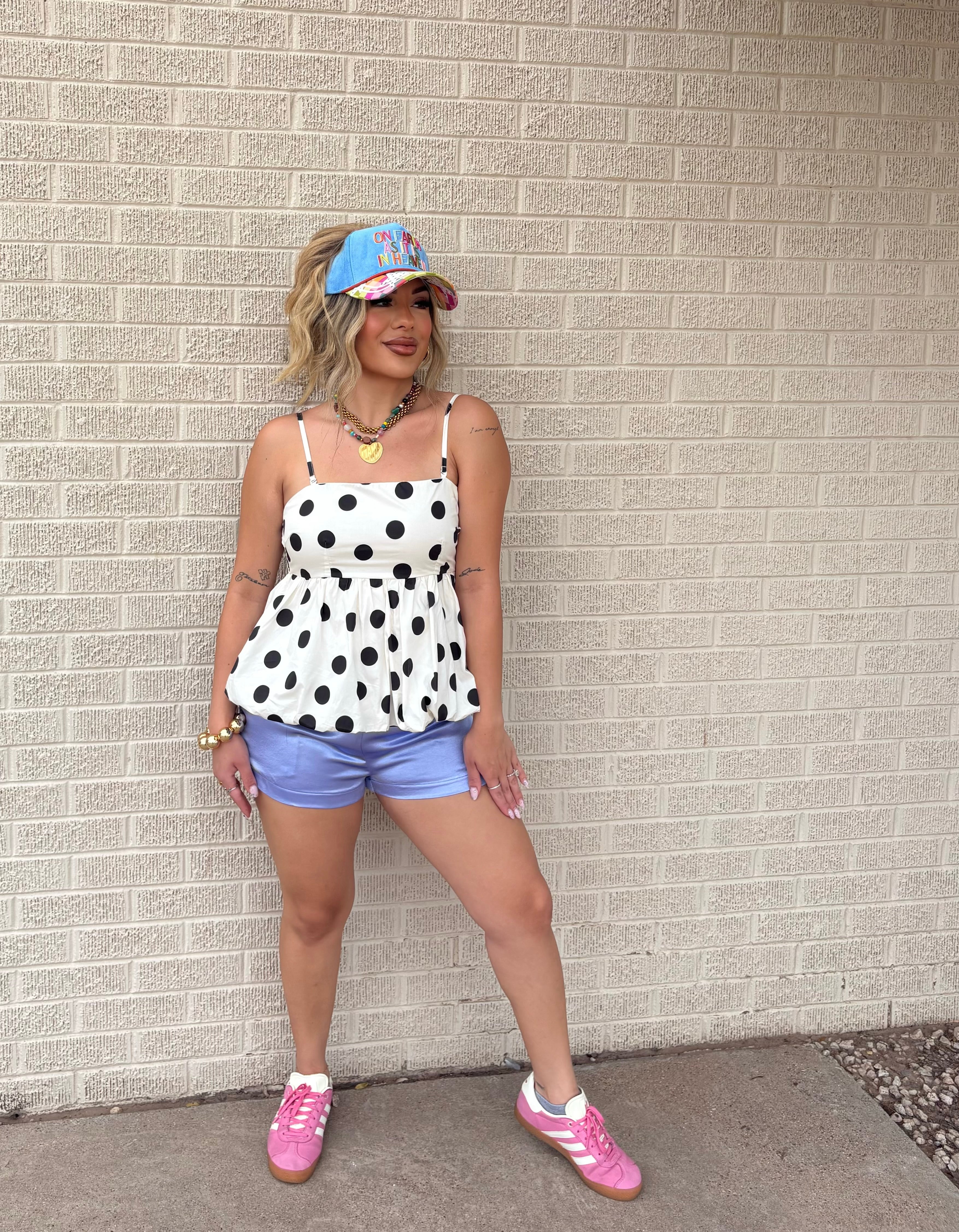 polkadot bubble top