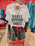 babes support babes tee