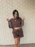 warm and cozy set brown
