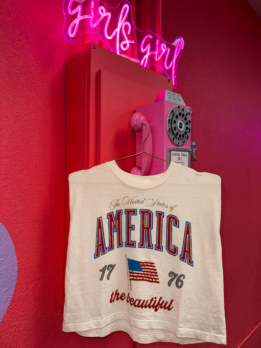 put it in reverse terry tank tee