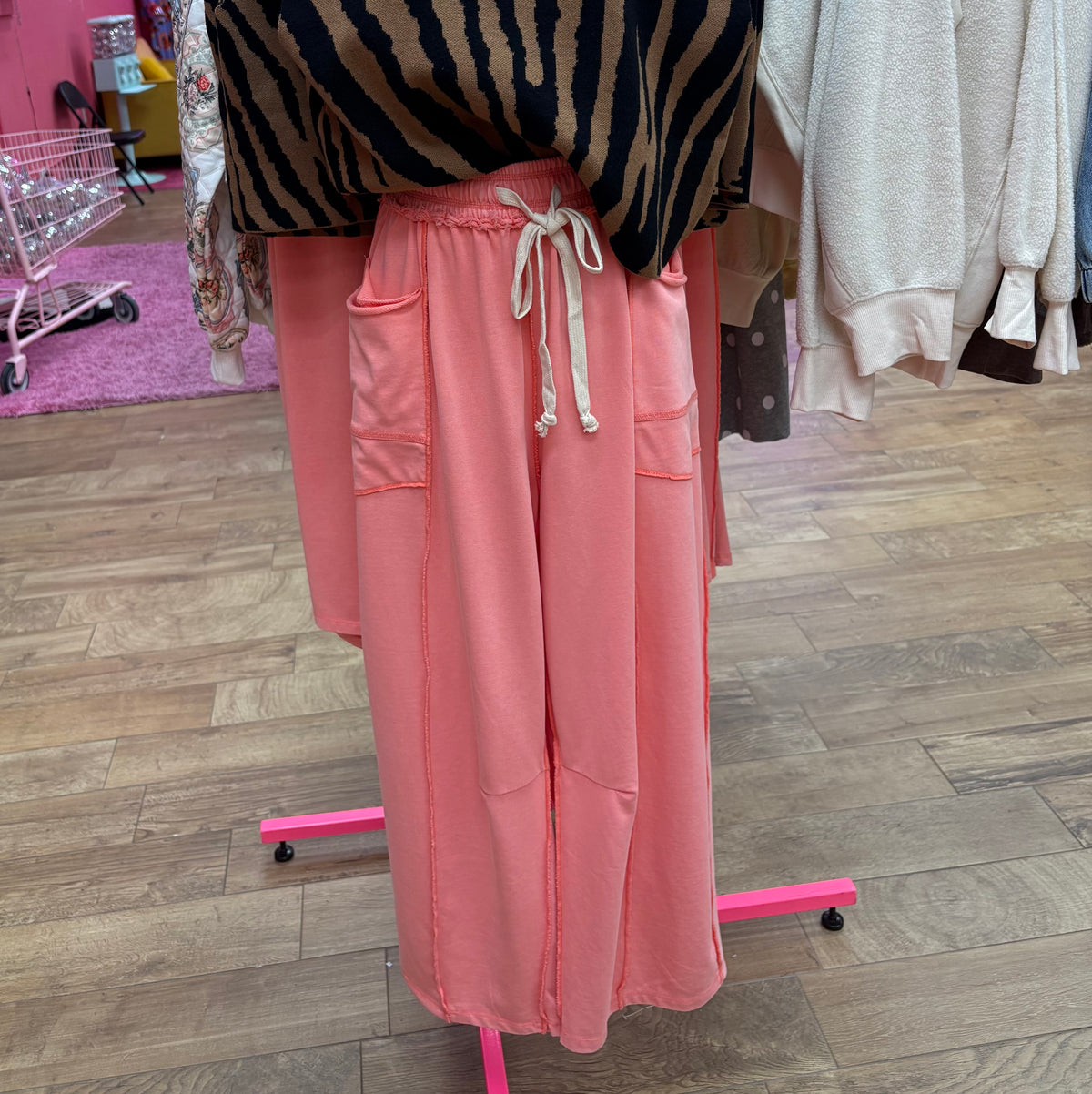 Coral Love Pants