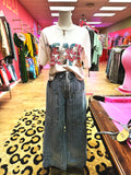cargo striped denim