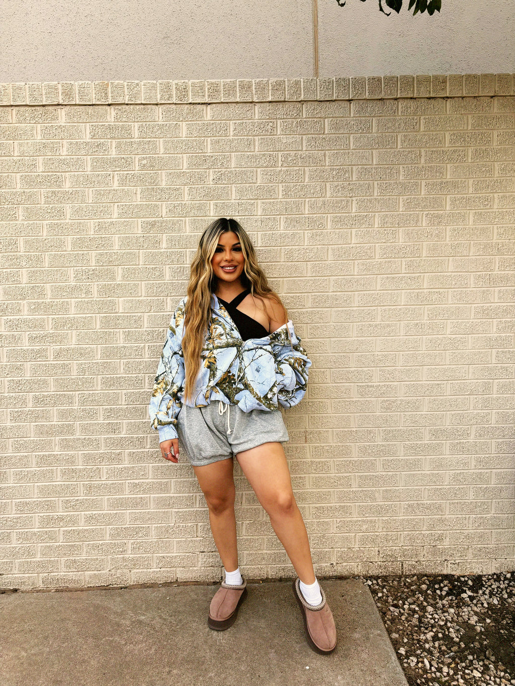 bubble heather grey shorts