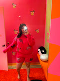 cozy tiger pink set