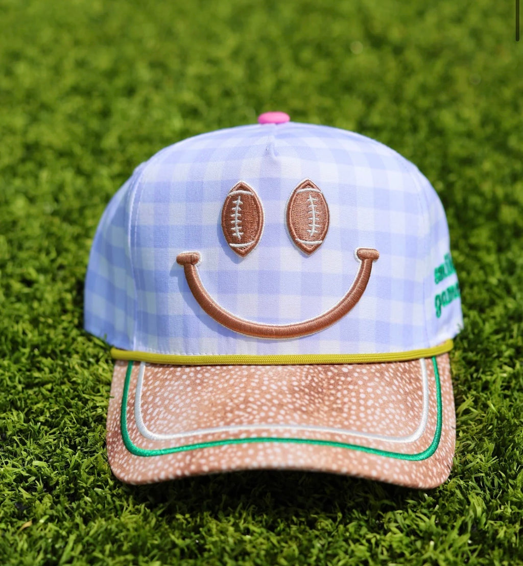 football smiley trucker