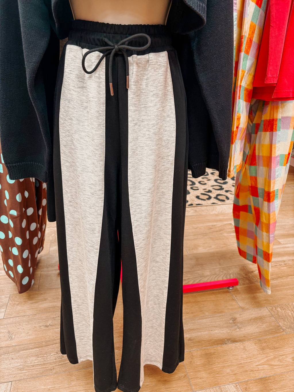 color block sweatpants