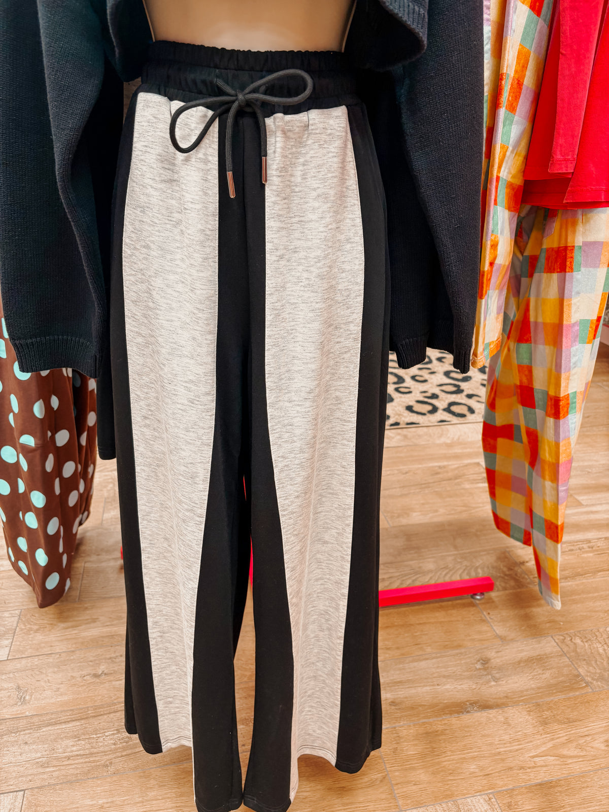 color block sweatpants