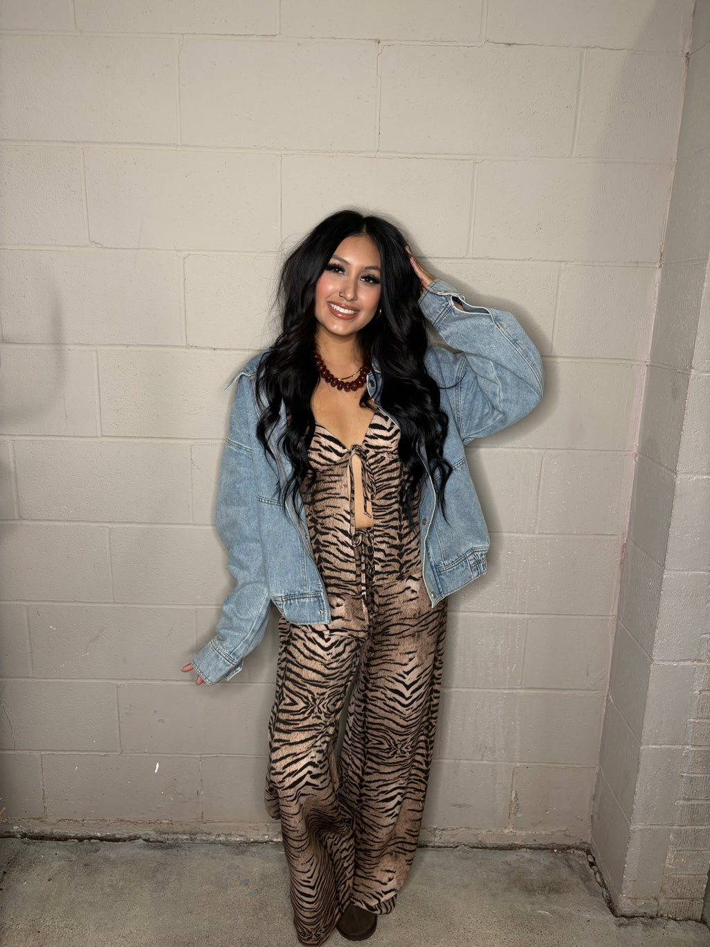 Denim Bomber Jacket