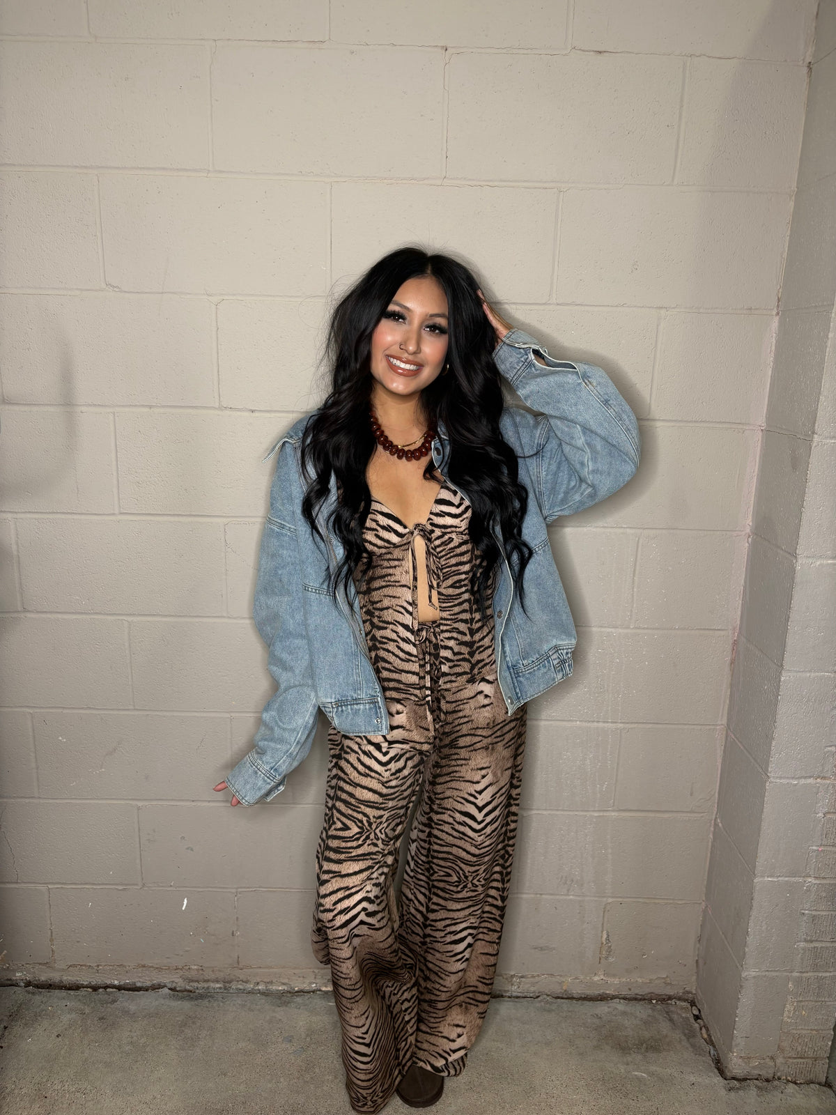 Denim Bomber Jacket