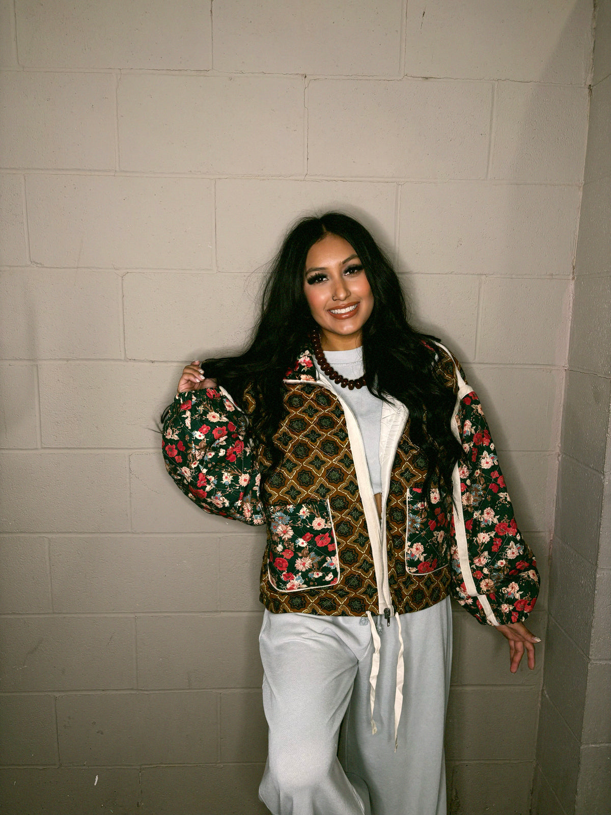 tabs girly garden jacket