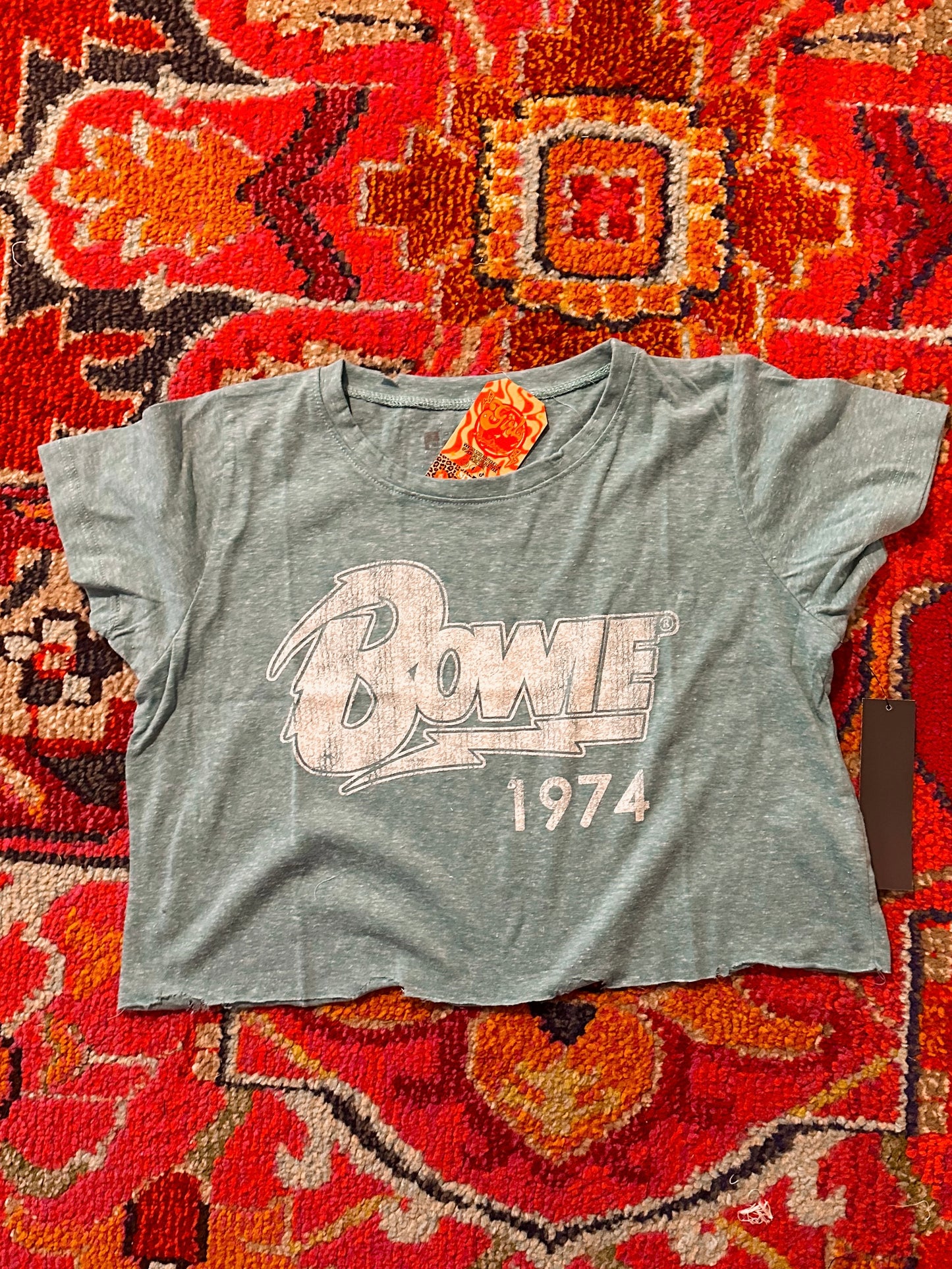 bowie band tee blue