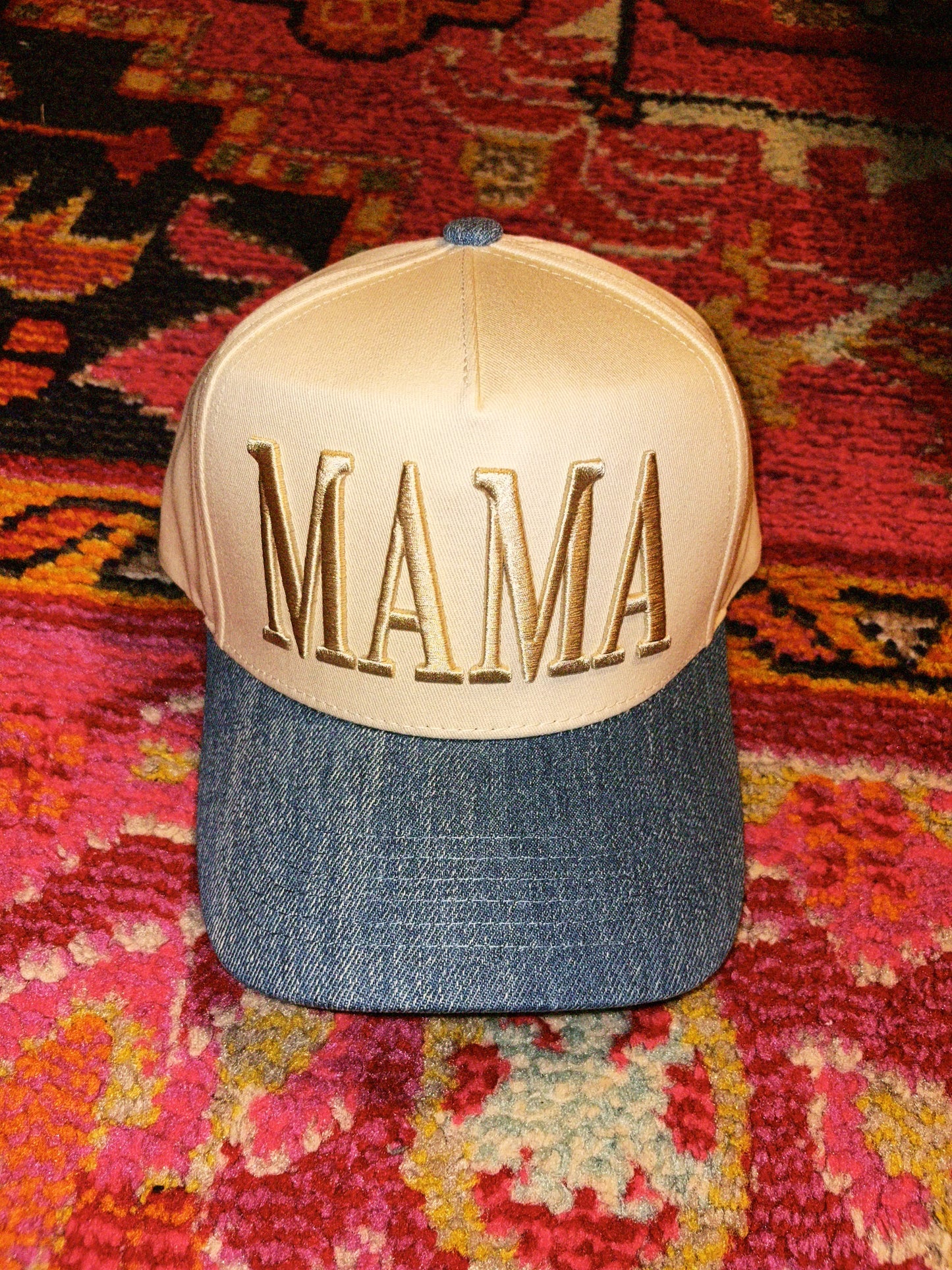 MAMA denim beige trucker