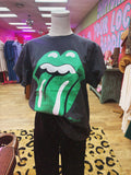 lucky girl rolling stone tee