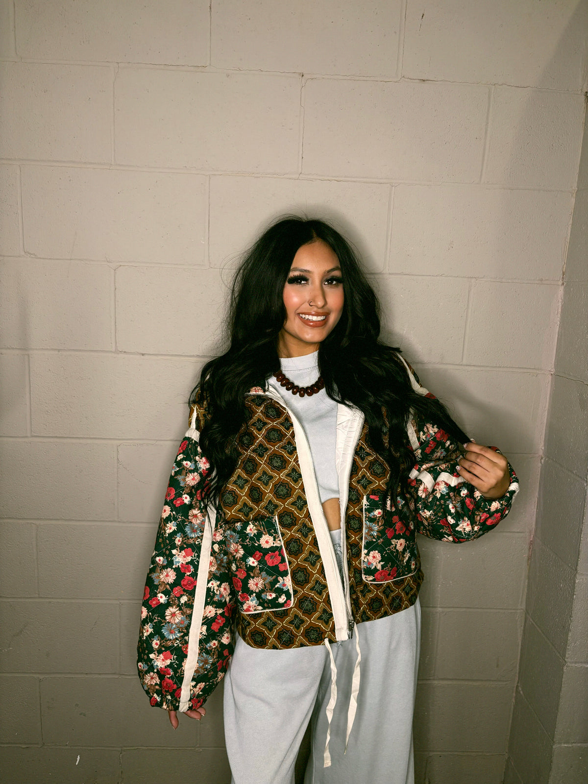 tabs girly garden jacket