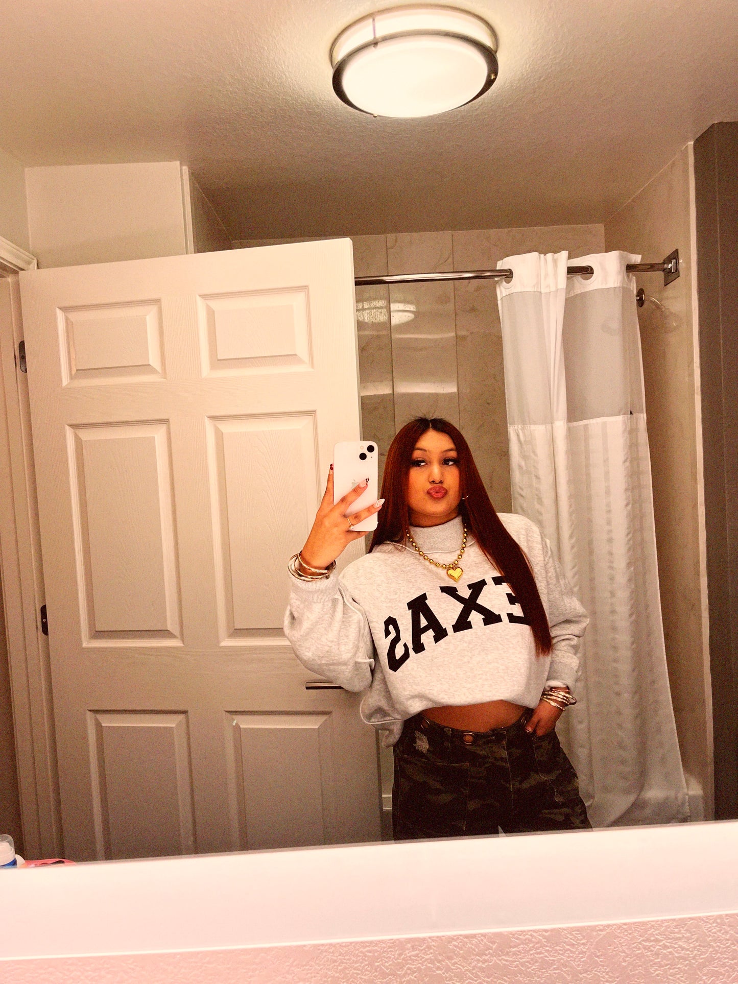 texas reversible sweatshirt