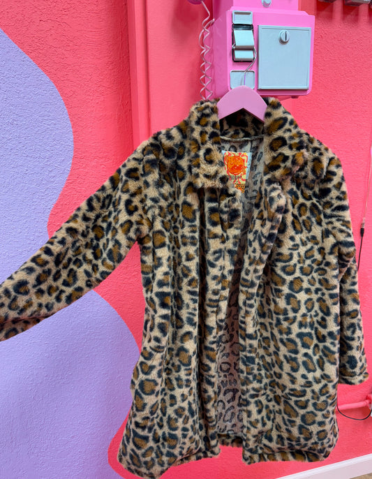 leopard lightweight coat