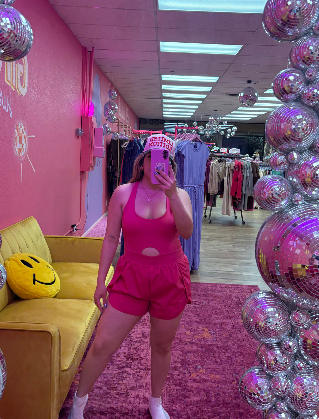 disney romper pink
