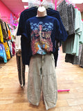 olive barrel pants