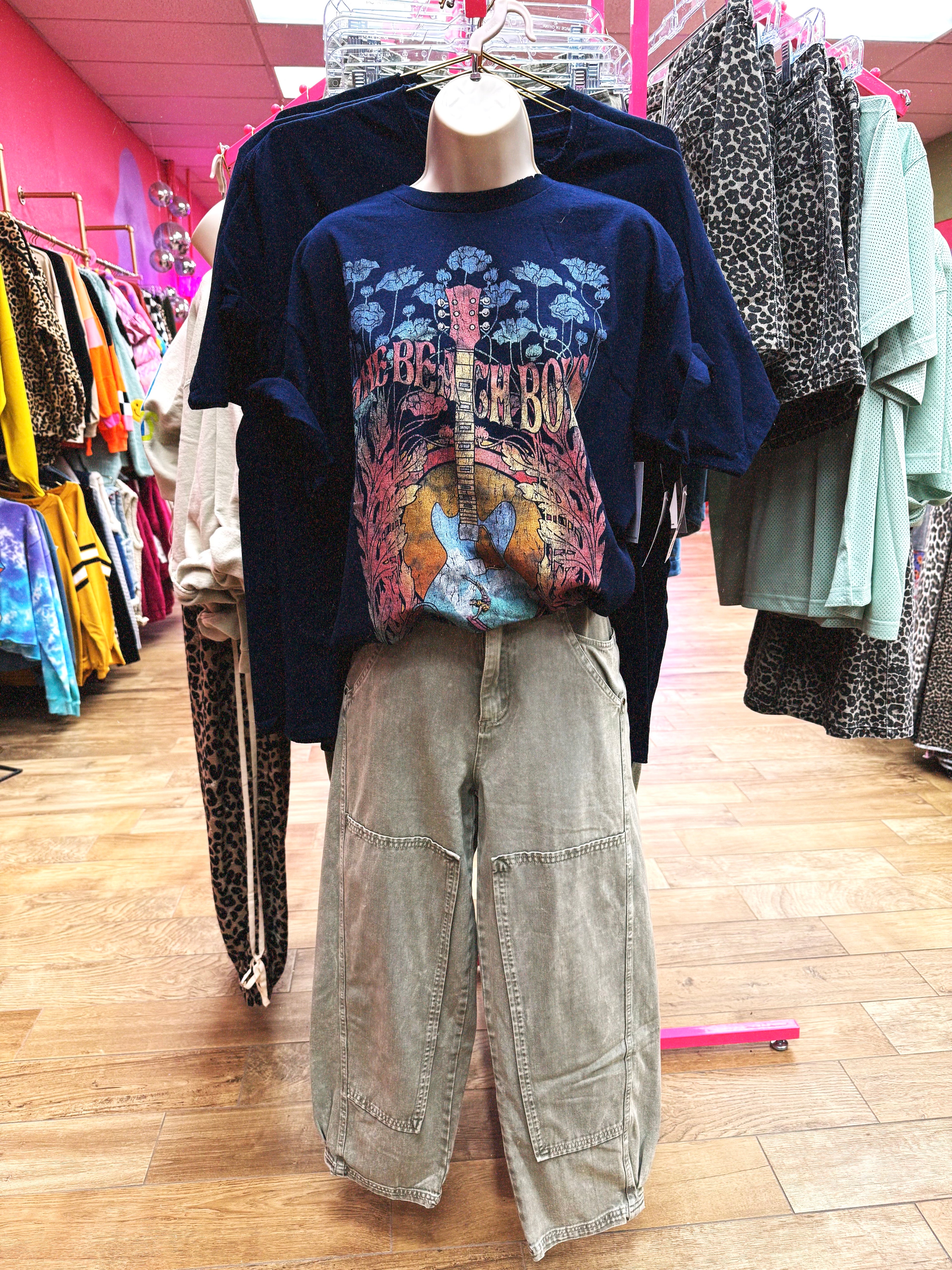olive barrel pants