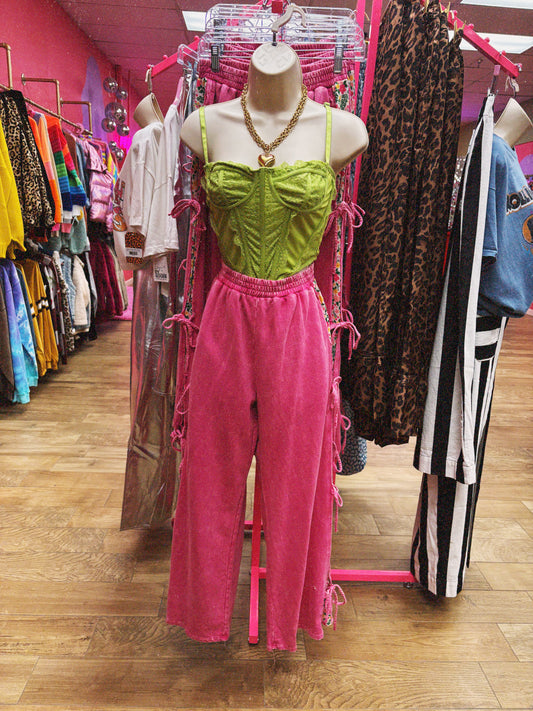 motherly pink pants