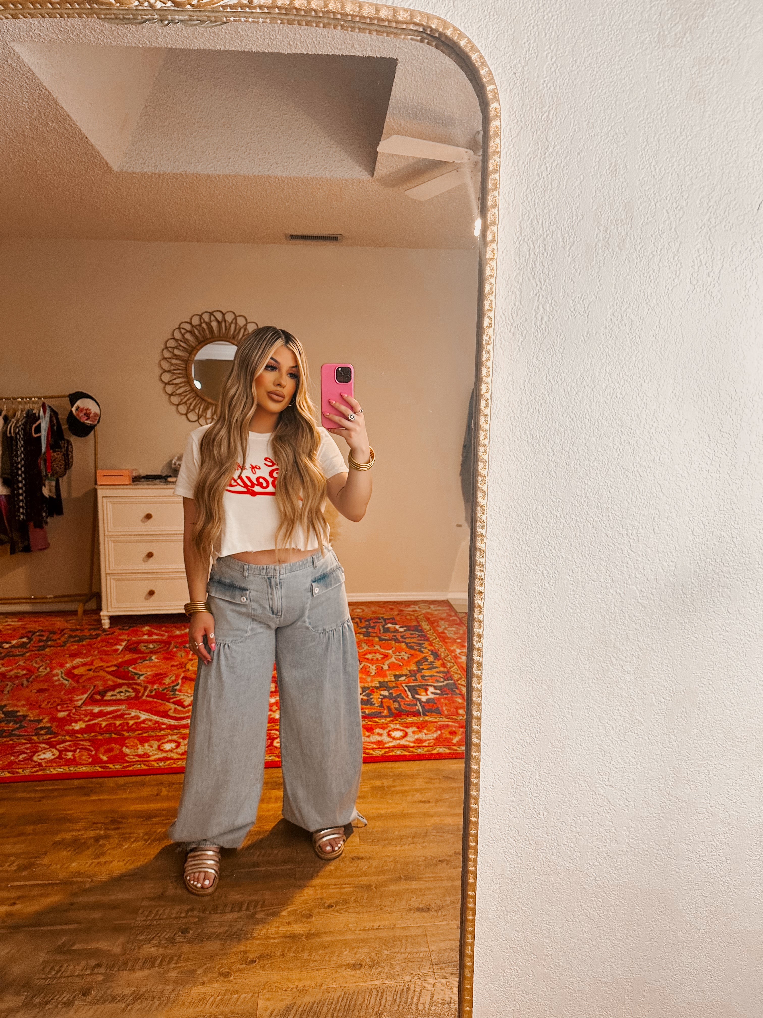 one of the boys crop tee