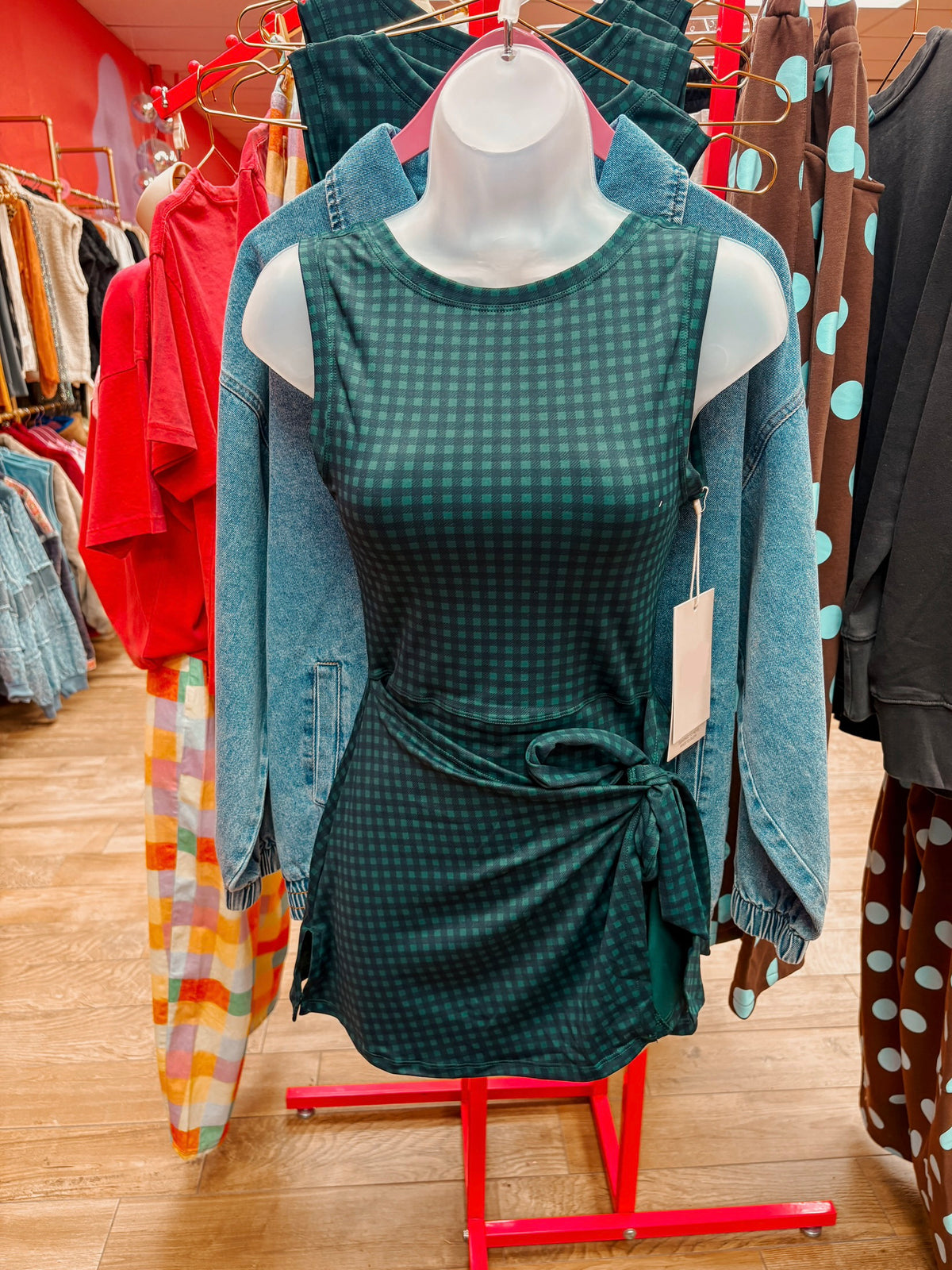 Gingham Athletic Dress