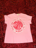 light pink rolling stone tee