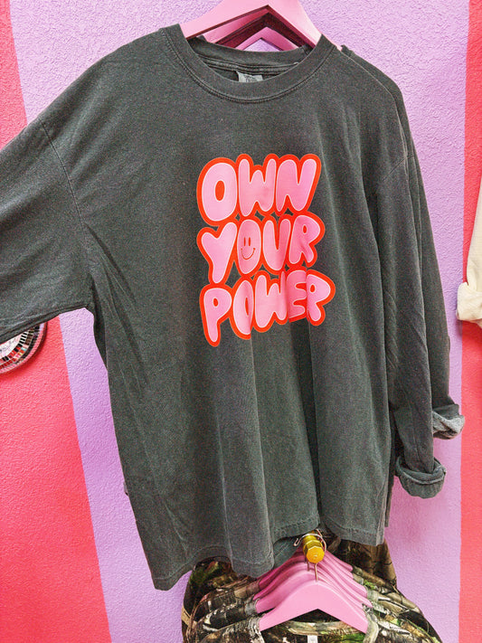 own your power sweatshirt