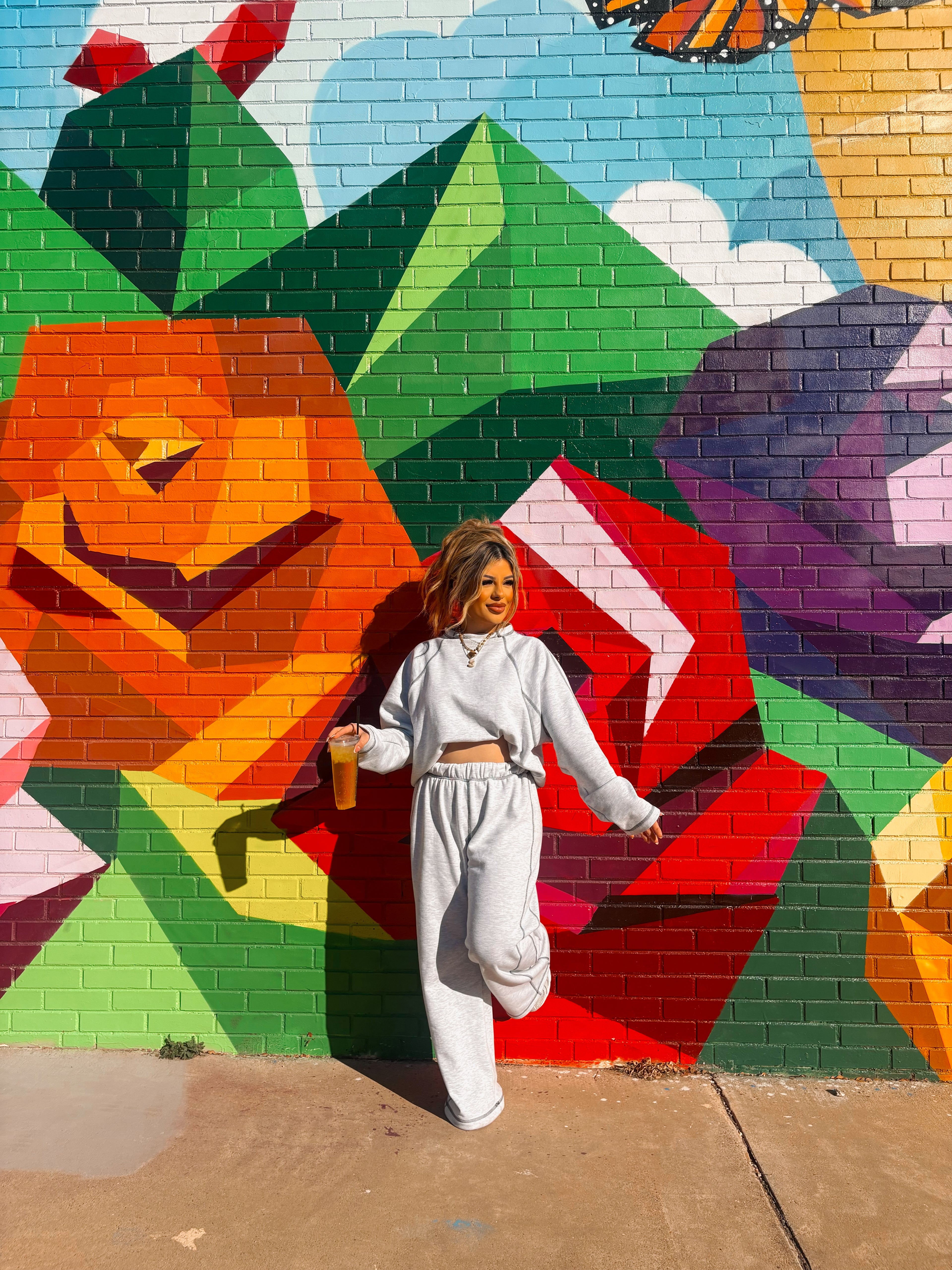 laura’s mock sweatpant set