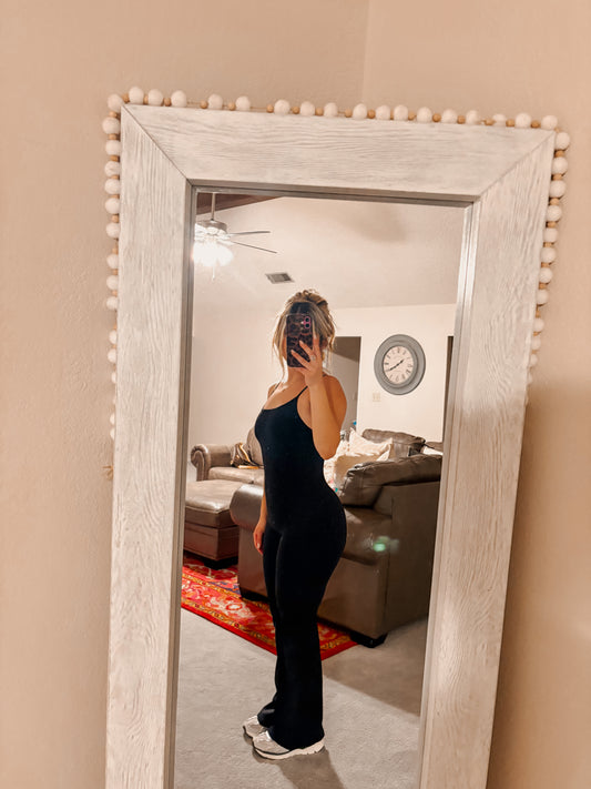 black athletic jumpsuit RESTOCK