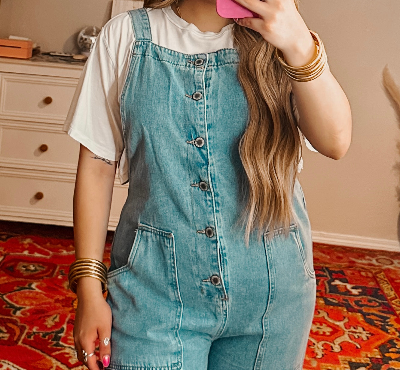 veronica denim jumpsuit